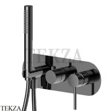 Newform XT Смеситель для душа 2 потока, с гарнитуром, внешняя часть 4269E.58.063, PVD Gun metal