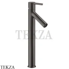 Axor Starck 250 Смеситель для раковины рычаговый, с донным клапаном 10103340, Brushed Black Chrome