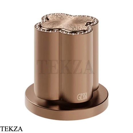 Gessi Ludovica Смеситель-рычаг управления для излива crystals 76300-708, медь Brushed