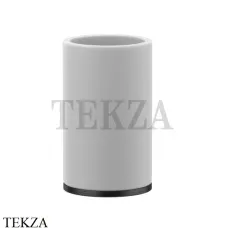 Gessi INCISO accessories Стакан настольный, композит белый 58531-187, Aged Bronze