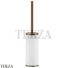 Gessi Inciso-Origini-Venti20 accessories Туалетный ершик напольный, белый 58543-708, Copper Brushed