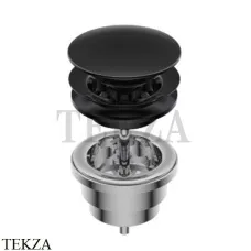Ritmonio Донный клапан для раковины CLIC -CLAC E0BA0176S/F C04, черный матовый