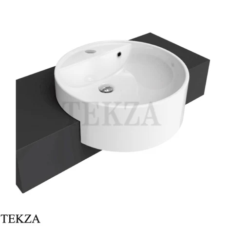 Flaminia Twin Set 52 раковина полувстраиваемая 52,5×52,5 см, белый глянец