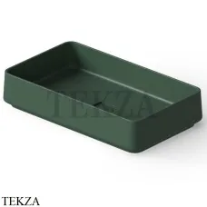 Dea Design Washbasins Раковина настольная 58х34 Solid Surface DD9100 580 11, Dark Green №11