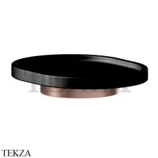 Newform X-Steel 316 Мыльница подвесная с держателем, композит 73251X.59.067, PVD Brushed copper bronze