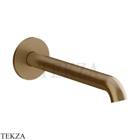 Gessi Origini WARM Излив для раковины на стену средний 66102-791, Deep Bronze Br. PVD