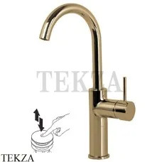 FIMA Carlo Frattini Spillo UP Смеситель для раковины поворотный, с гарнитуром F3041/HHL, Champagne