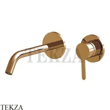 FIMA Carlo Frattini SNAP Смеситель для раковины 200, внешняя часть F3121WLX8ZS, Brushed Amber Bronze