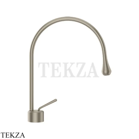 Gessi Goccia Смеситель для раковины средний, без сливного гарнитура 33602-149, Finox Br. Nickel