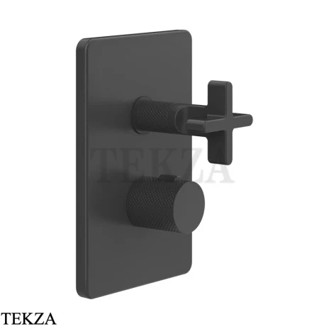Gessi INCISO SHOWER Термостатический смеситель, 3 потока, внешняя часть 58236-299, Black XL