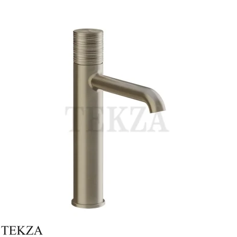 Gessi Habito TRAME Смеситель для раковины средний, без донного клапана 70306-149, Finox Brushed Nickel