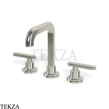 FIMA Carlo Frattini Park Line Смеситель для раковины 3 отв, без гарнитура, F1301LN.1, nickel глянец