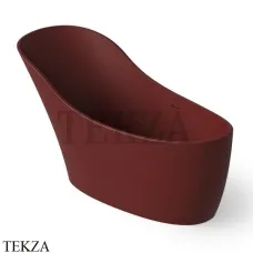Dea Design Elegant Ванна отдельностоящая овальная 169x75 Solid Surface DD8613 1690 17, Red Wine №17