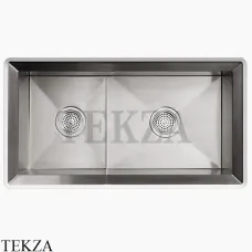 Kohler Poise Мойка для кухни с большой и малой чашами K-3389-NA, нержавеющая сталь