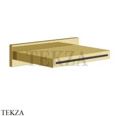Gessi CASCATA Каскадный излив настенный 20293-246, Gold PVD