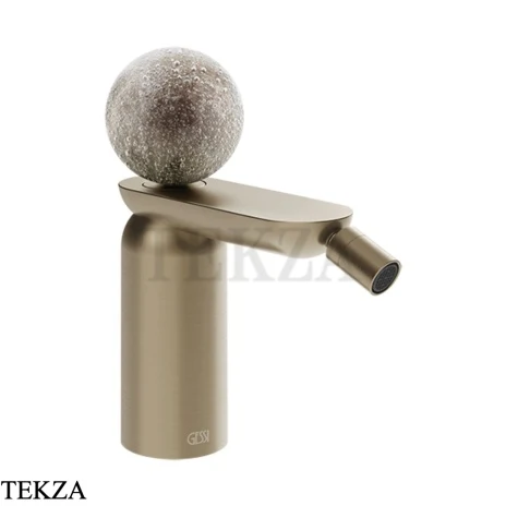 Gessi Perle Смеситель для биде без донного клапана 74668-149, нерж. сталь Brush / никель Brushed