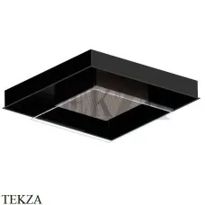 Newform Встроенная душевая лейка, хромотерапия, с кнопкой 688.M2.075, Copper glossy-черный