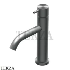 Ritmonio Diametro35 Inox Смеситель для раковины без донного клапана E0BA0123C IBX, Black Stainless Steel