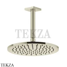 Gessi RILIEVO Потолочная душевая лейка D25 с кронштейном 59152-720, Nickel PVD