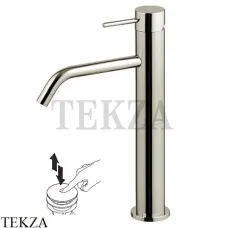 FIMA Carlo Frattini Spillo UP Смеситель для раковины высокий, с гарнитуром F3031/HSN, Brushed nickel