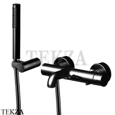 FIMA Carlo Frattini Spillo UP Смеситель для ванны, Select, с гарнитуром F3034NNS, черный матовый
