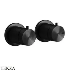 Gessi 316 SHOWER Термостат для душа на 3 выхода, внешняя часть 54236-299, Black XL