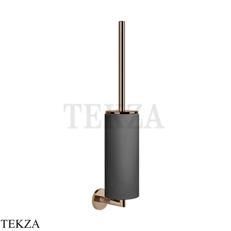 Gessi ANELLO Туалетный ершик настенный, композит черный 63720-030, Copper PVD