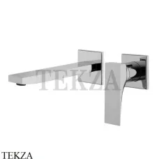 FIMA Carlo Frattini Zeta Смеситель для раковины, с донным клапаном F3971NLX8CR, хром глянец