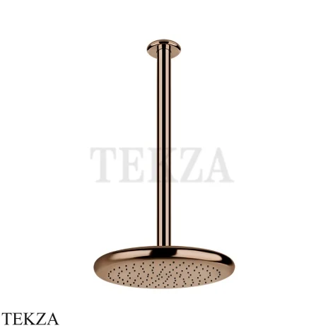 Gessi Goccia Верхний душ с потолочным кронштейном под размер 33768-030, Copper PVD