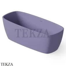 Dea Design Soul Ванна отдельностоящая скругленная 170x72 Solid Surface DD8632 1700 14, Lilac №14
