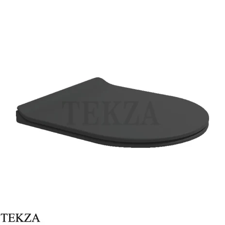 Flaminia APP сиденье с крышкой SLIM с микролифтом, чёрный Carbone матовый