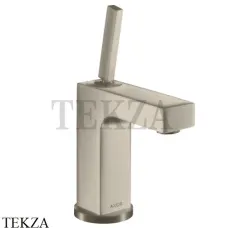 Axor Citterio Смеситель для раковины 110, с донным клапаном 39010820, Brushed Nickel