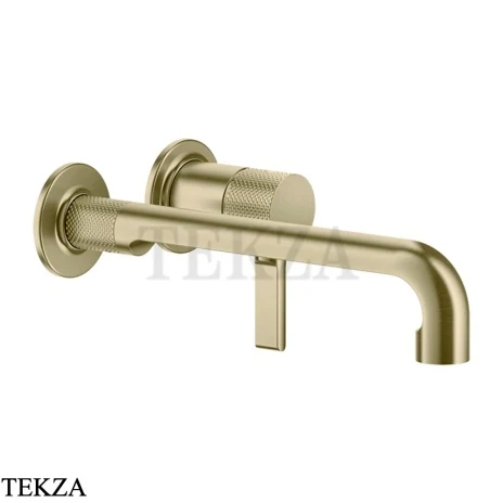 Gessi INCISO Смеситель для раковины с длинным изливом, внешняя часть 58089-727, Brushed Brass