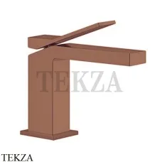 Gessi RETTANGOLO K Смеситель для раковины, без донного клапана 53002-708, Copper Brushed