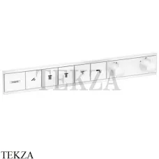Hansgrohe RainSelect Термостатический модуль, 5 потоков, внешняя часть 15384700, белый матовый