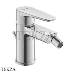Duravit B.1 Смеситель для биде, с донным клапаном B12400001010, хром глянец