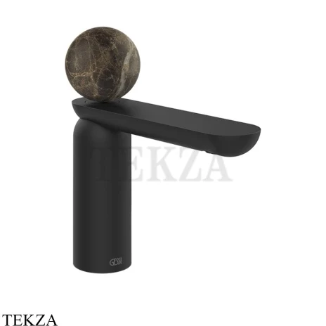 Gessi Perle Смеситель для раковины, с донным клапаном 74151-299, черный матовый