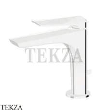 Newform Delta Zero Смеситель для раковины, с донным клапаном 72210.01.014, белый матовый