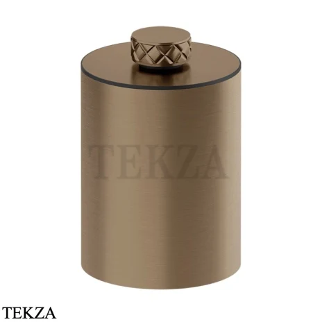 Gessi Pelle Tresse Ведерко, корзина для мусора, 78590-761, Coffee Bronze Brushed PVD