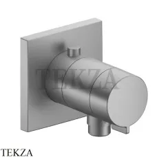 Keuco IXMO solo Термостат для душа с выводом, квадрат, внешняя часть 59554170002, алюминий