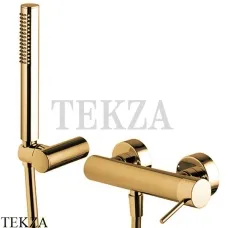 FIMA Carlo Frattini Spillo UP Смеситель для душа настенный, с гарнитуром F3035OS, Brushed gold