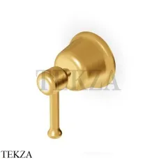 Zucchetti Delfi Переключающий вентиль на 2,3 потока, внешняя часть Z94594.C41, brushed gold