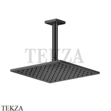 Gessi RILIEVO Потолочная душевая лейка с кронштейном 59155-706, Black Metal
