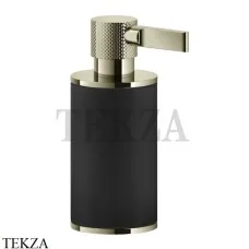Gessi INCISO accessories Дозатор настольный для жидкого мыла, черный 58538-720, Nickel PVD