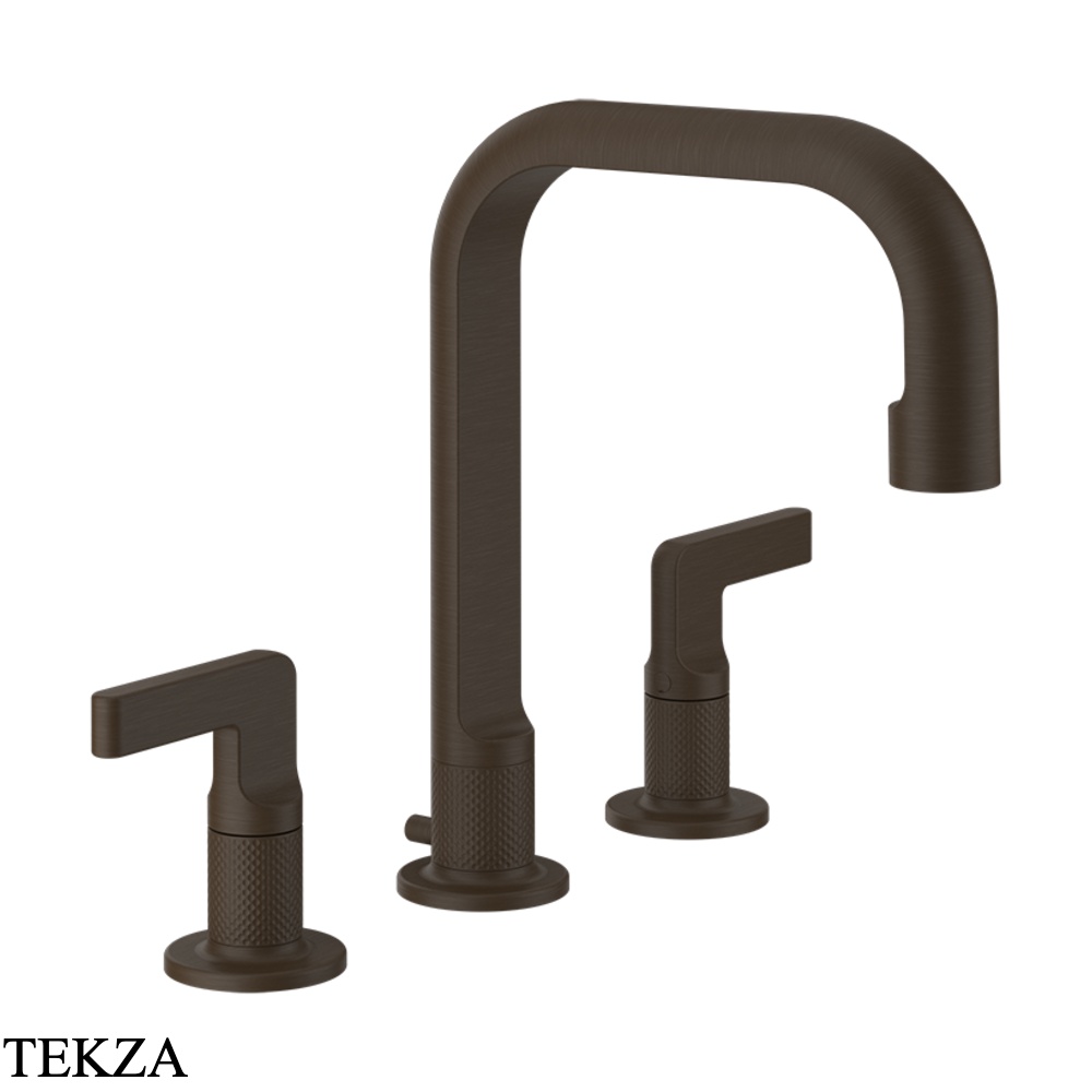 Gessi INCISO Смеситель для раковины средний, с донным клапаном 58013-845, Dark Bronze