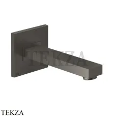 Gessi Rettangolo shower Настенный излив для ванны и душа 20120-707, Black Metal Brushed