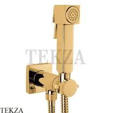 Bossini CUBE BRASS Гигиенический душ с прогрессивным смесителем E38001B.021, золото глянец