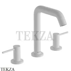 Hansgrohe Tecturis S Смеситель для раковины 150 EcoSmart, с донным клапаном 73330700, белый матовый