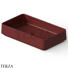 Dea Design Washbasins Раковина настольная 58х34 Solid Surface DD9100 580 17, Red Wine №17