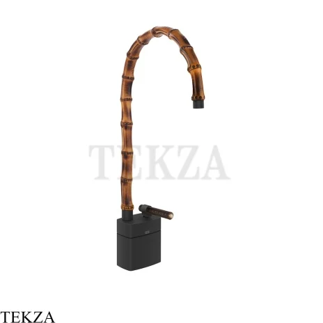 Gessi Jacqueline Смеситель для раковины высокий, без донного клапана 77233-299, черный матовый